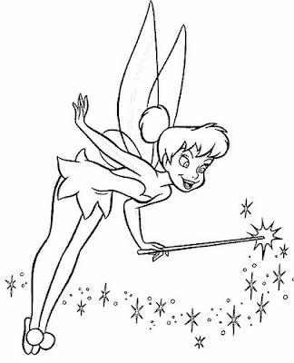 coloring: Tinkerbell coloring pages