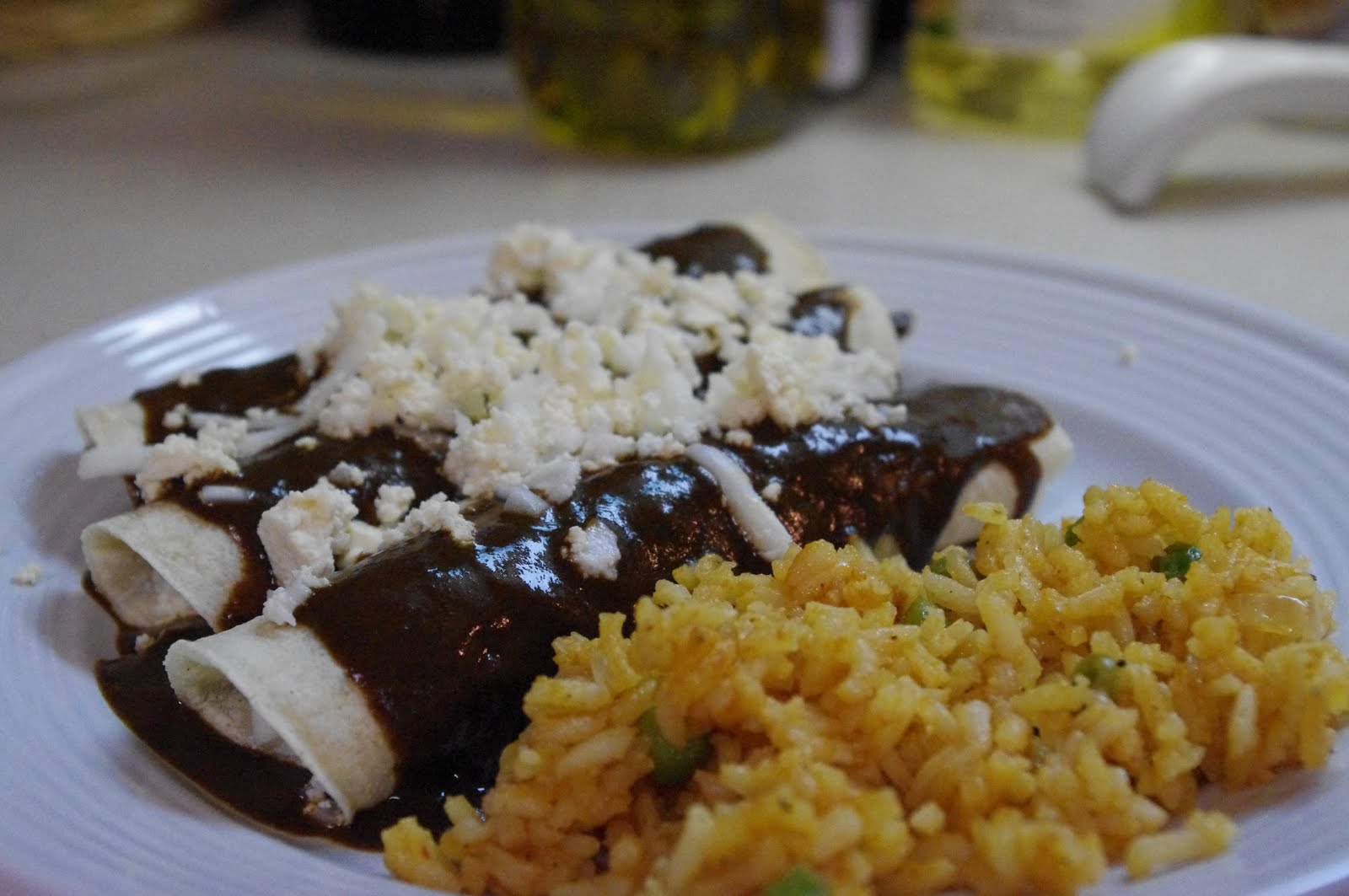 The Food On My Plate Enmolada Time 