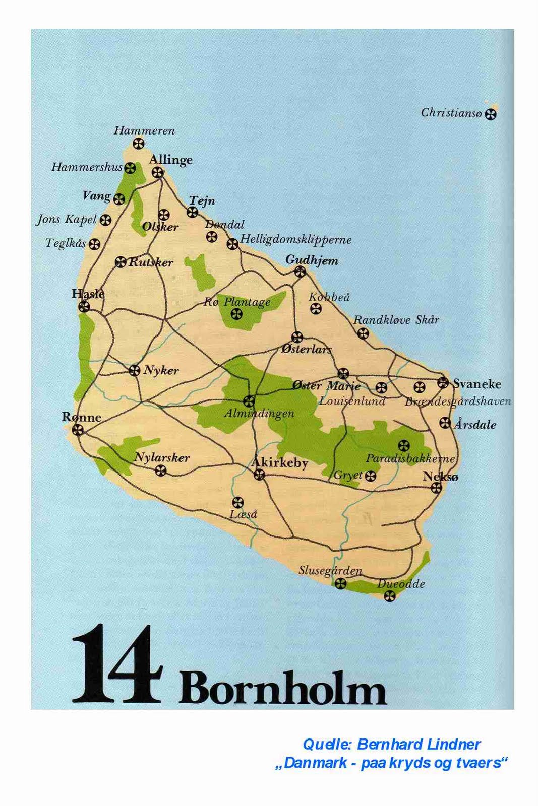 Reiseberichte BORNHOLM mit dem Fahrrad auf Inseltour!
