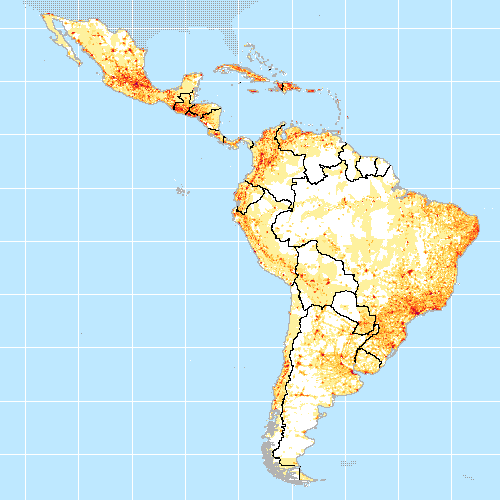 Population Density Of Latin America 44