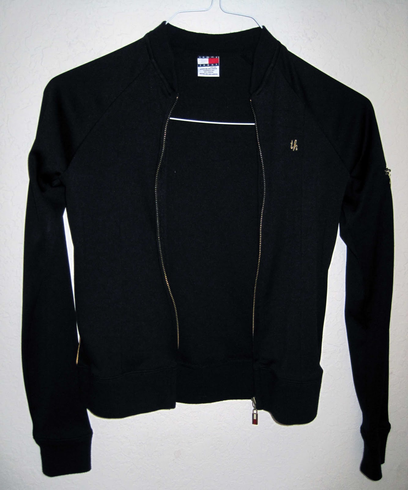 Morris & Lucy's closet Tommy Hilfiger Black fitted Track jacket