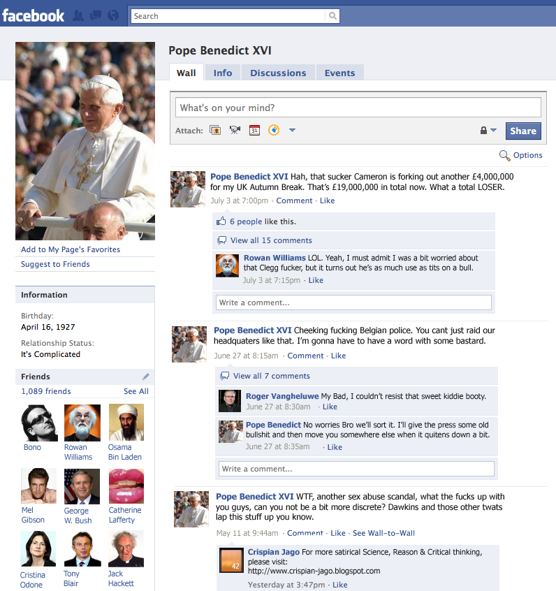 [Image: Pope+FaceBook.png]