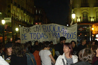 Fotos de Manifestación por la enseñanza en la Puerta del Sol