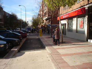 El carril bici de la Avenida Donostiarra y José del Hierro