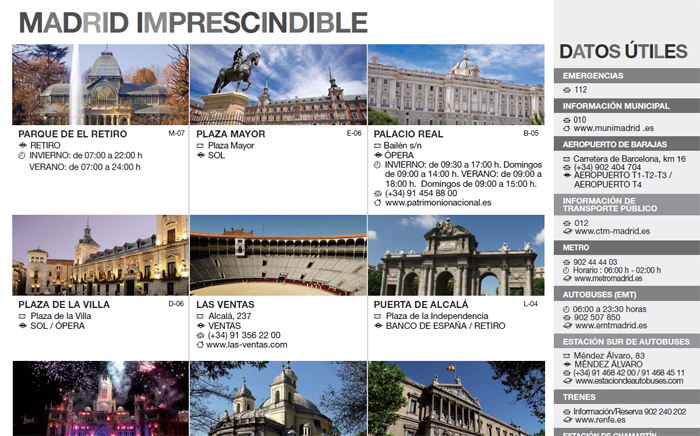 nosolometro: Mapa turístico de Madrid