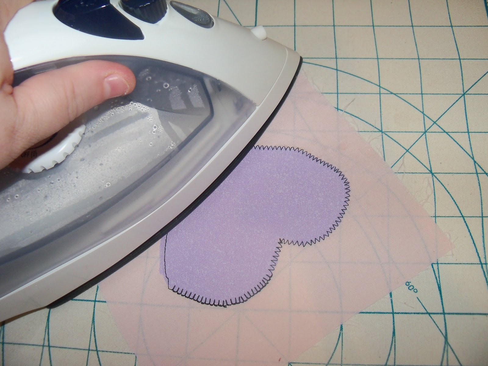 The Adventures of a Sewing Noob Freezer Paper Raw Edge Applique Tutorial