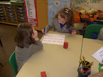 Getting our questions ready to ask our Nursery children
