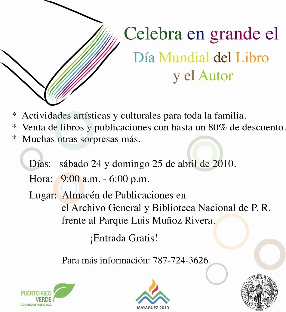 CoAPISUAGM Competencias de Información: Día Mundial del Libro