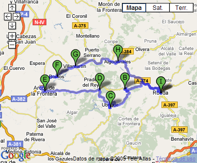 Directorio de rutas en moto: Ruta de Los Pueblos Blancos Directorio de rutas en moto: Ruta de Los Pueblos Blancos