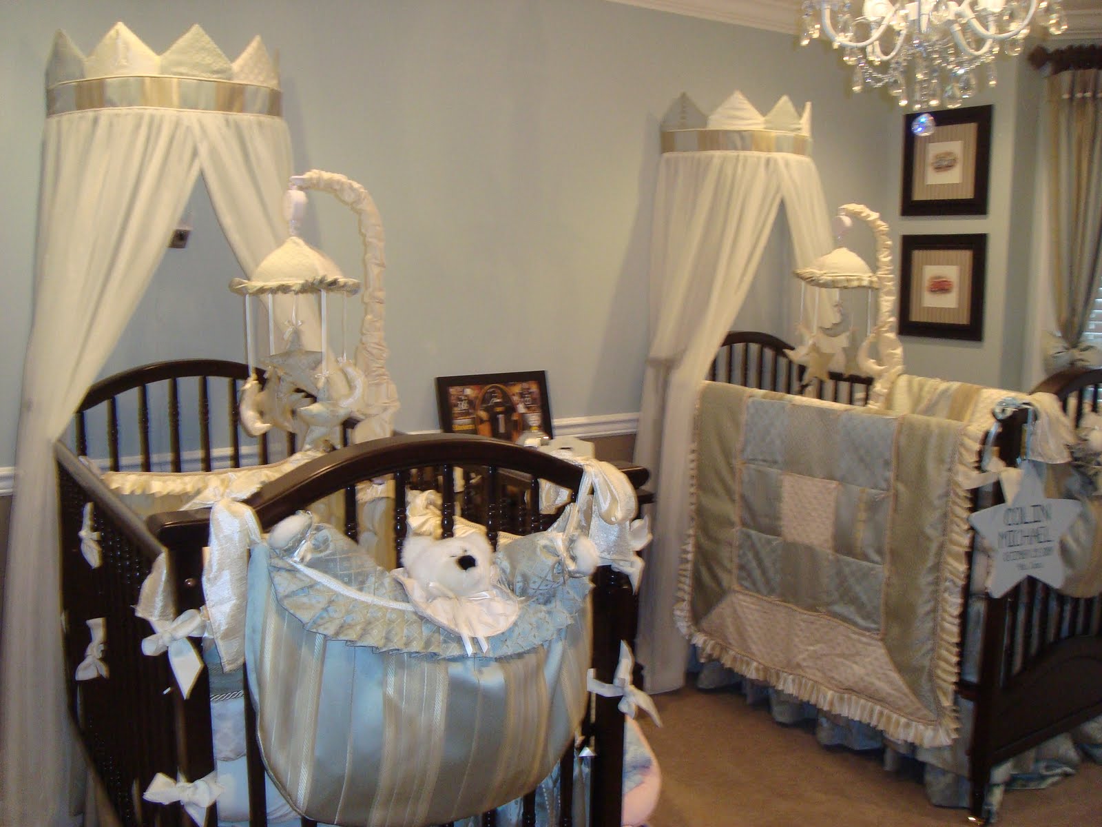 Designer Baby Bedding by Nava's Designs TLC SHOW MAKE ROOM FOR MULTIPLES