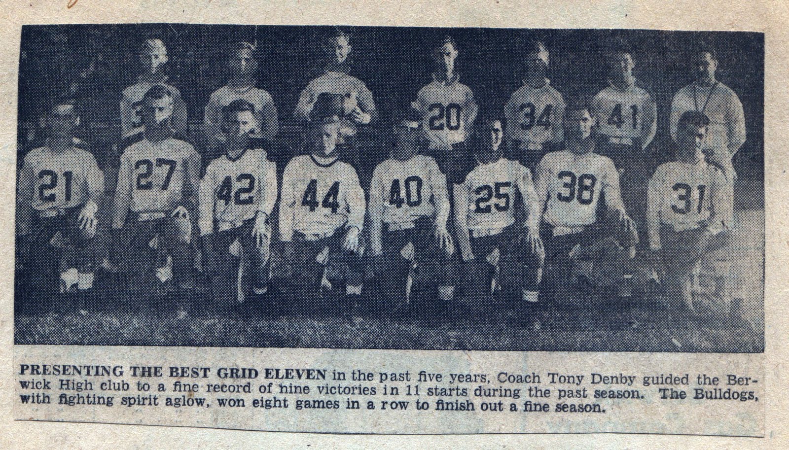 Genealogy Data from Columbia Co. & Luzerne Co., PA 19491950 Berwick