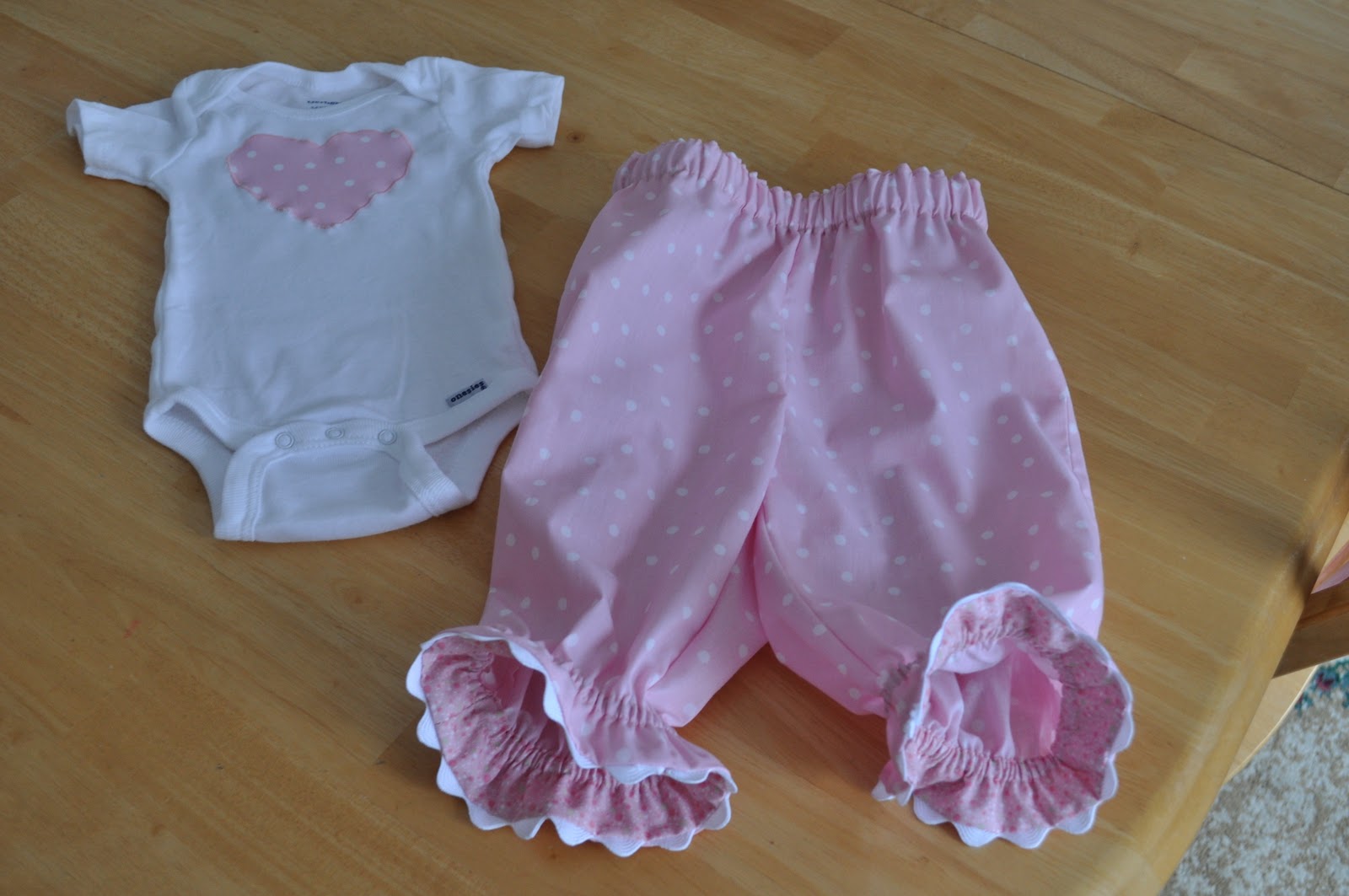 Our 4 Sons Plus 1...Super Cute Girly Girl Pink balloons & pantaloons