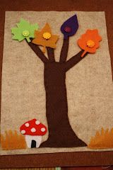 Fall Tree Buttons Board