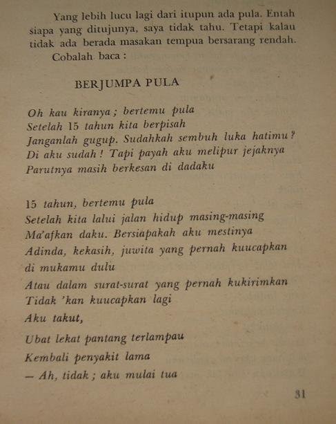 Pena Muhammad Subhan: Pernahkah Tuan Membaca Puisi Cinta Buya Hamka?