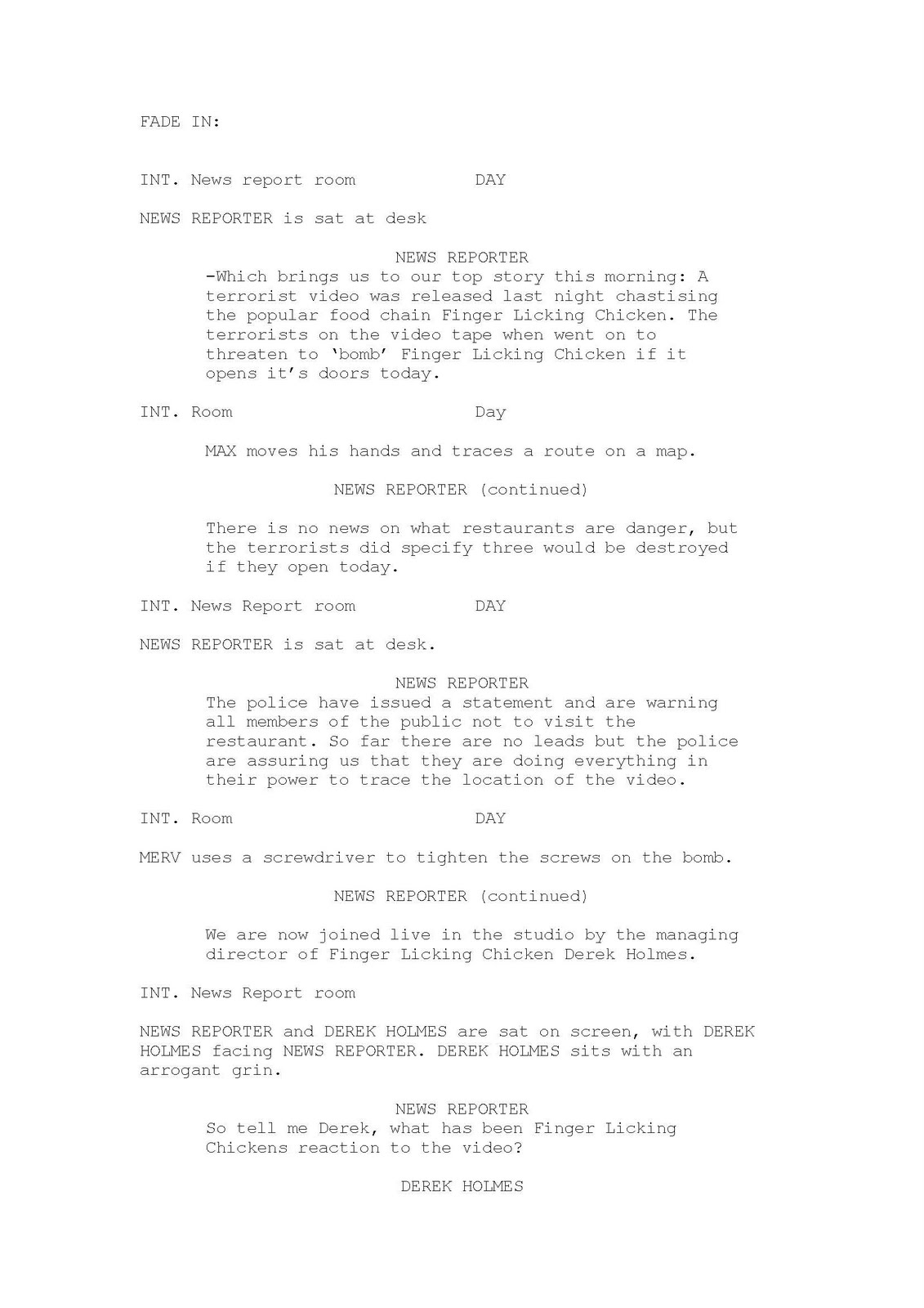 Script De Film Pdf | Recherche – USQFFI