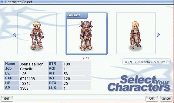 Elmer Loves Oreo: My Ragnarok Characters