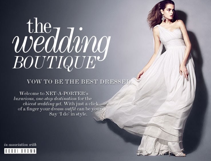 BRUID in STIJL by: Net-a-porter Wedding-Boutique : We're not impressed
