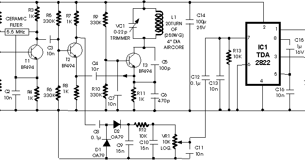 What Must todo: Metal Detector Schematic Circuit Diagram