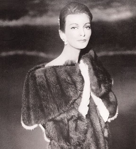 Couture Allure Vintage Fashion: Vintage Fur Coats - 1958