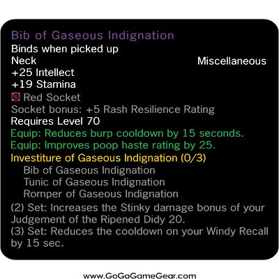 world of warcraft baby clothes