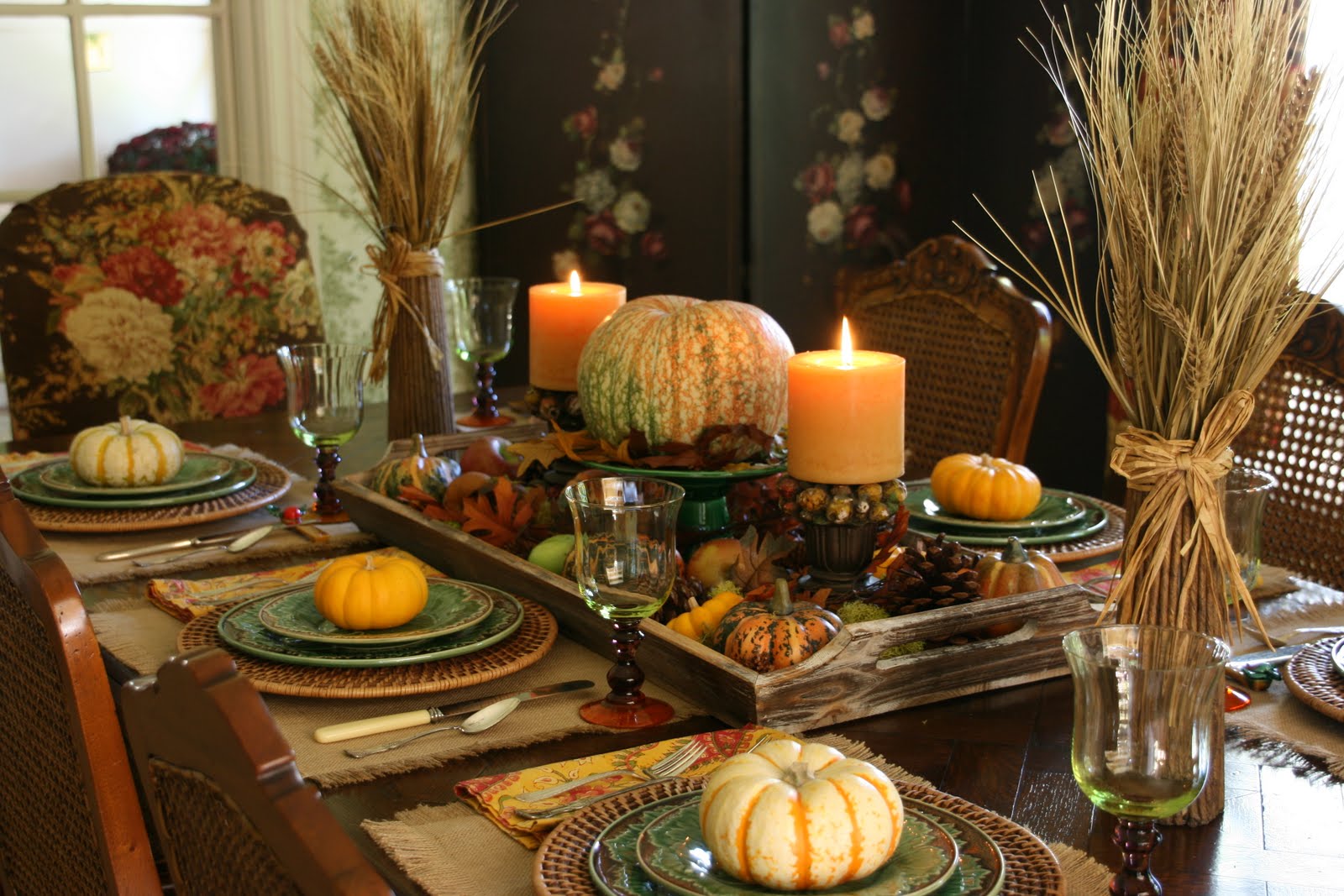 vignette design: An Autumn Tablescape
