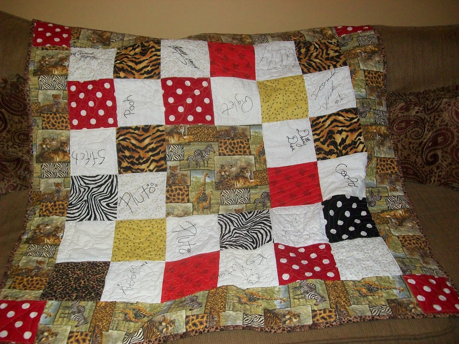 Quilts By Nini Autograph quilt