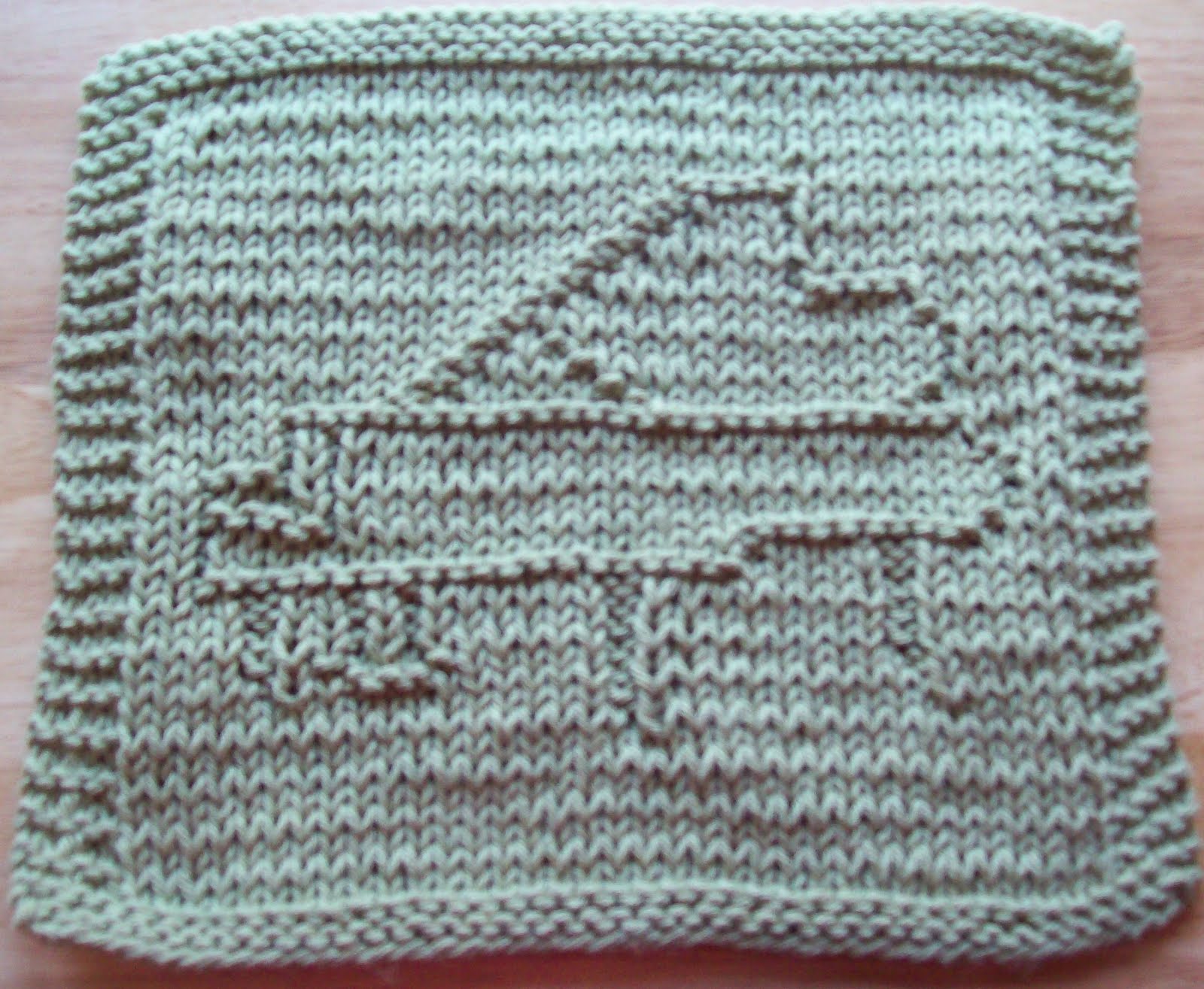 DigKnitty Designs: Grand Piano Knit Dishcloth Pattern