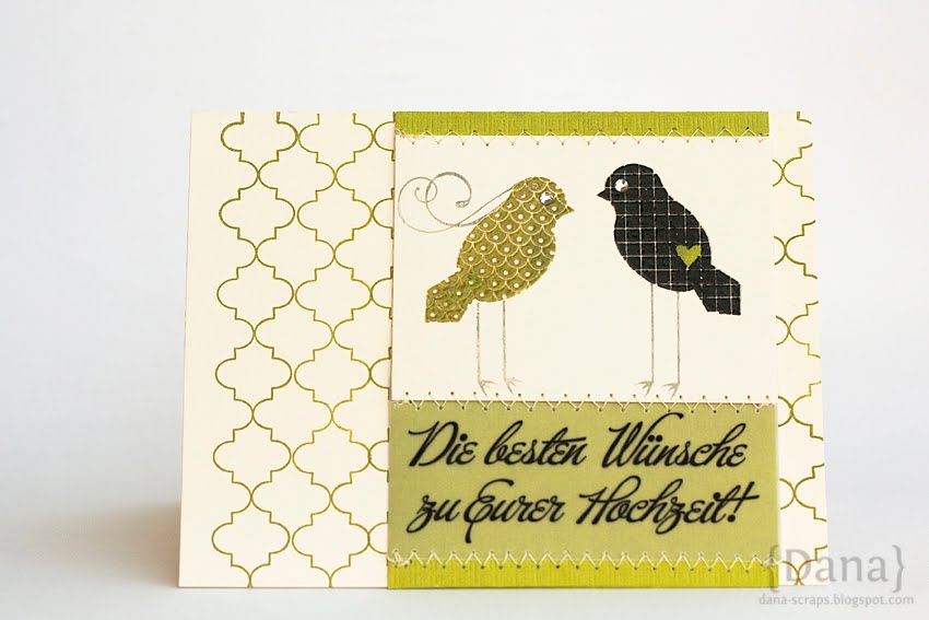 Anyhow the card below is one that I made for a scrappy friend 39s wedding and