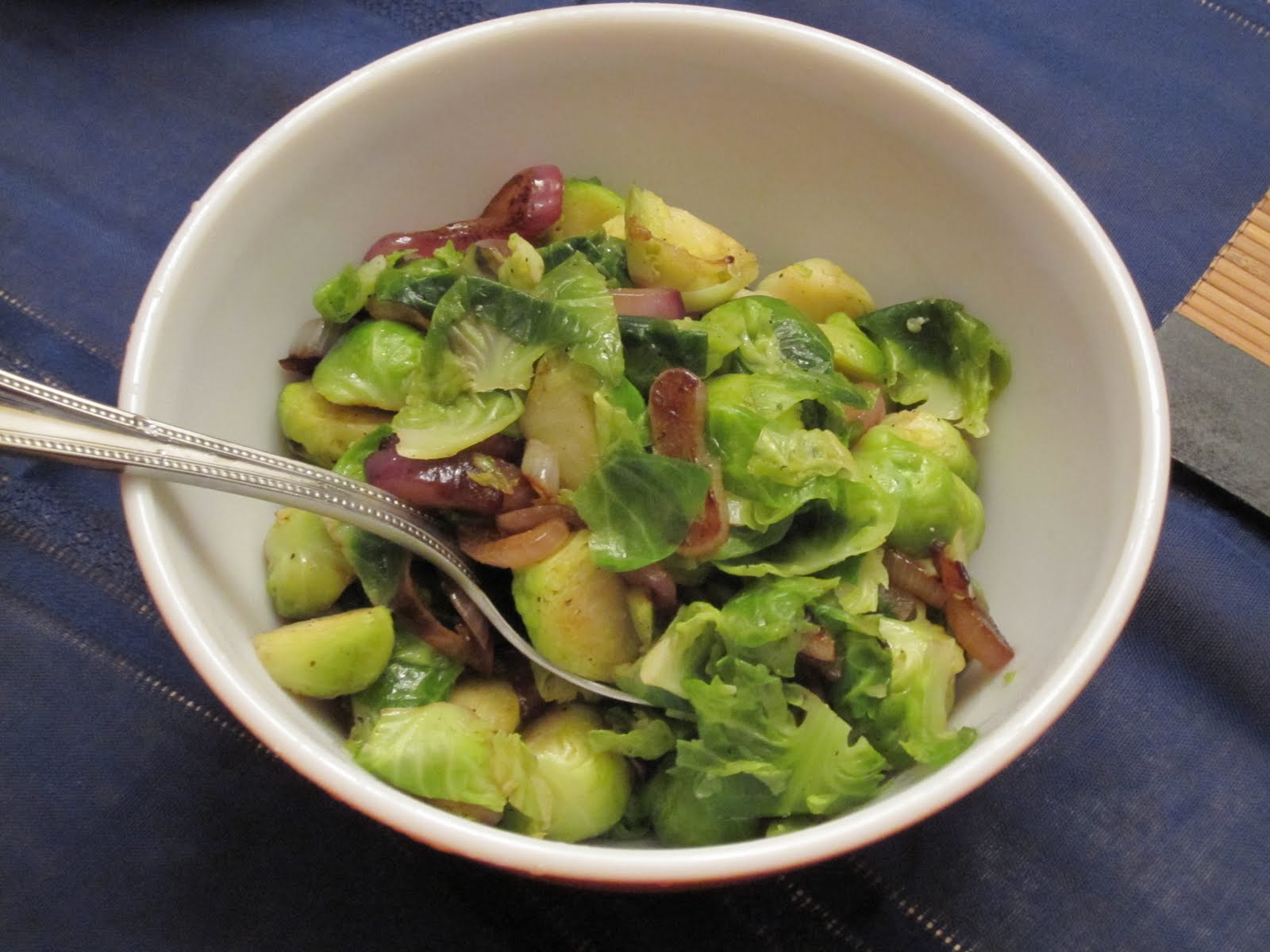 Roth Family Brussels Sprouts with VinegarGlazed Red Onions