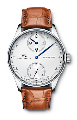 Montre IWC Portugaise régulateur acier