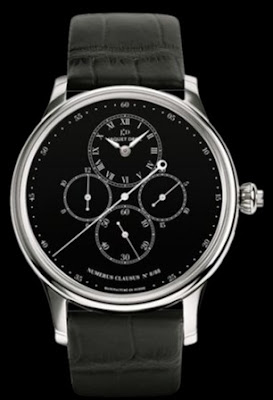 Montre Jaquet Droz Chrono Monopoussoir Email Noir