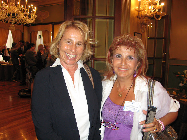 tavola rotonda .. 31a, la Vice ministro S. Craxi con la direttrice de il sanremese 5/9/2008