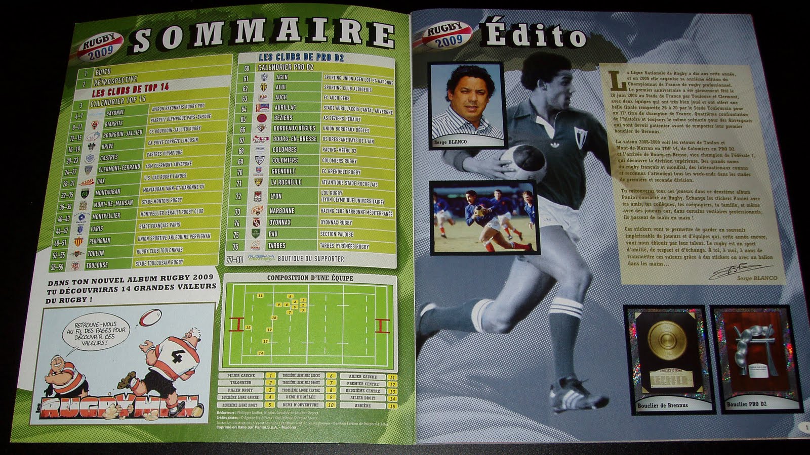 Collezionista PANINI RUGBY 2009