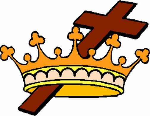 free cross and crown clipart - photo #3