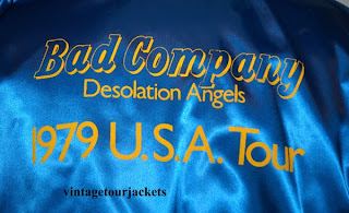 T-shirt Vintage Bad Company Desolation Angels UK Tour 1979 - Taille S - Occasion Très Bon état