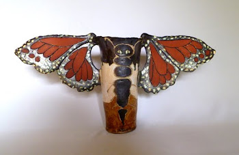 vase papillon