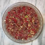 Red Quinoa and Cranberry Salad