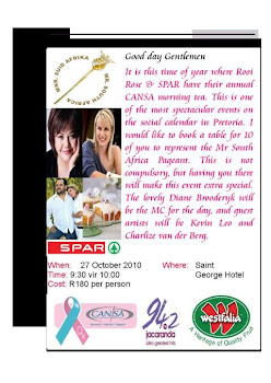 Rooi rose & SPAR Cansa morning tea