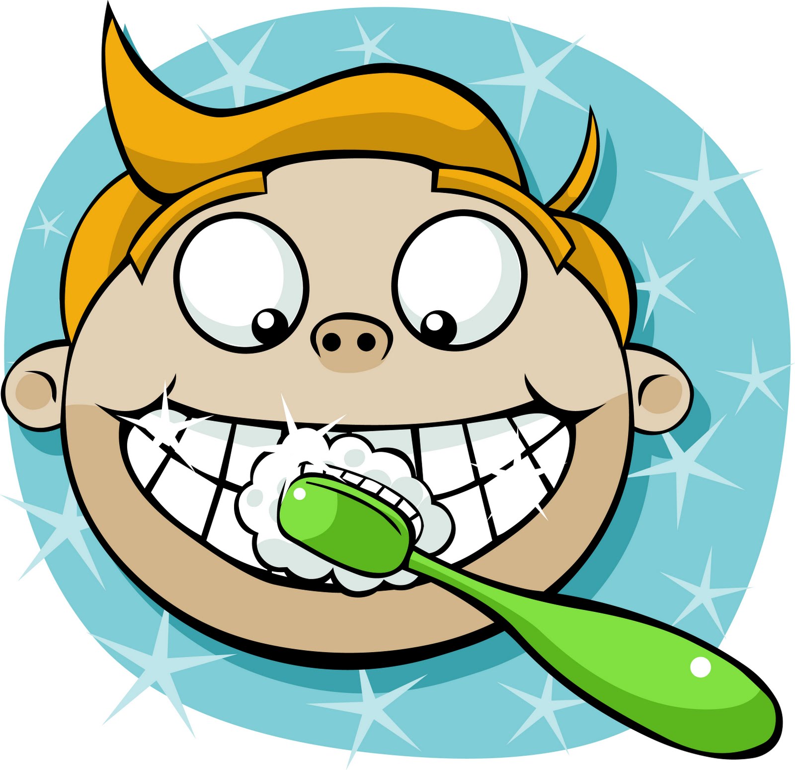 clipart child brushing teeth - photo #5