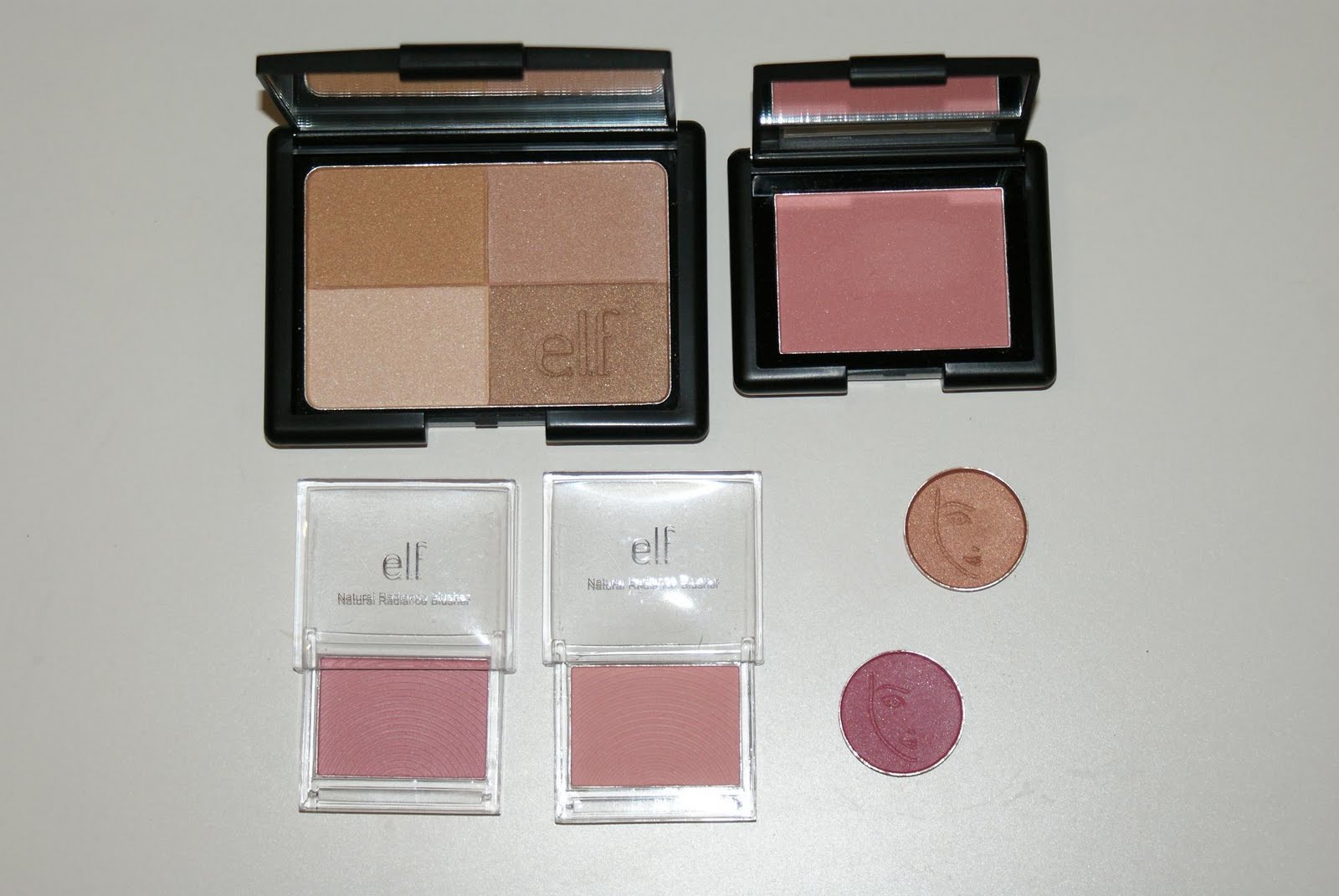 peepgame Meine rouges, bronzer, highlighter, shimmerbricks...