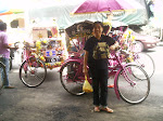 Colourful Trishaws in Tregannu - Malaysia February 2008