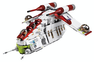 Clear photos of 7676 Republic Gunship, Star Wars Lego Collectables Blog