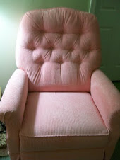 Newly upholstered "Shabby" color chair