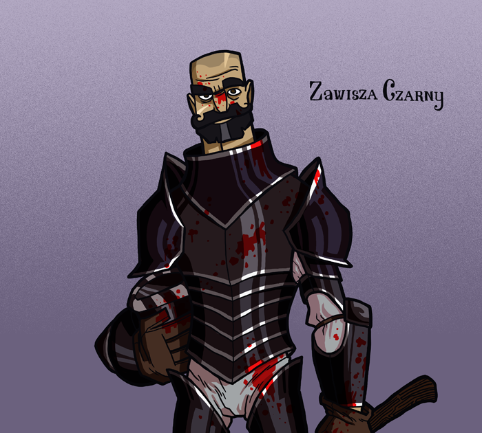 Czarny Rycerz Zawisza Czarny Streszczenie Rysunki Władców Polski wg Brzoza: Specjal: Zawisza Czarny