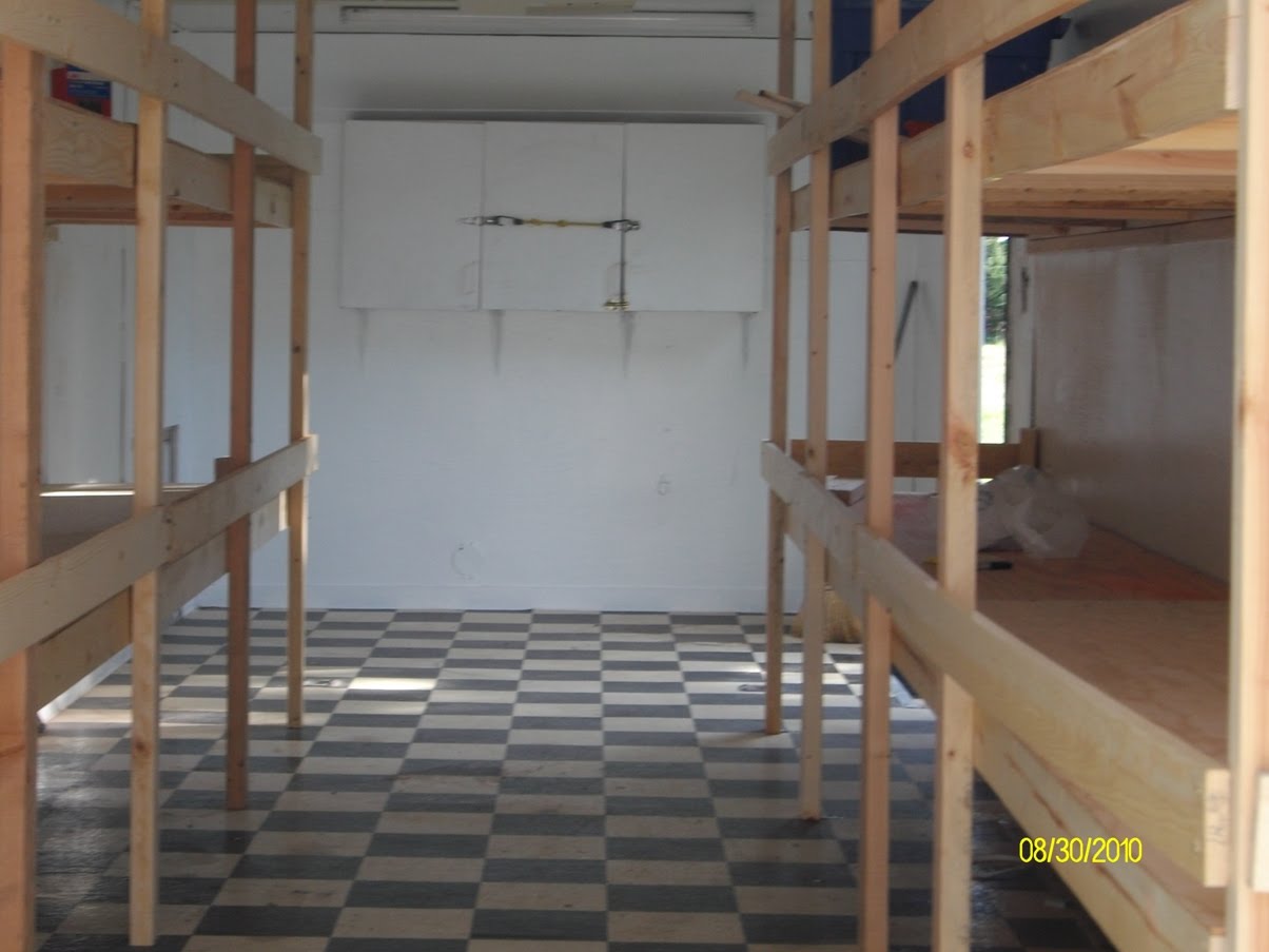 Doing my best for Him: Trailer storage unit is almost done
