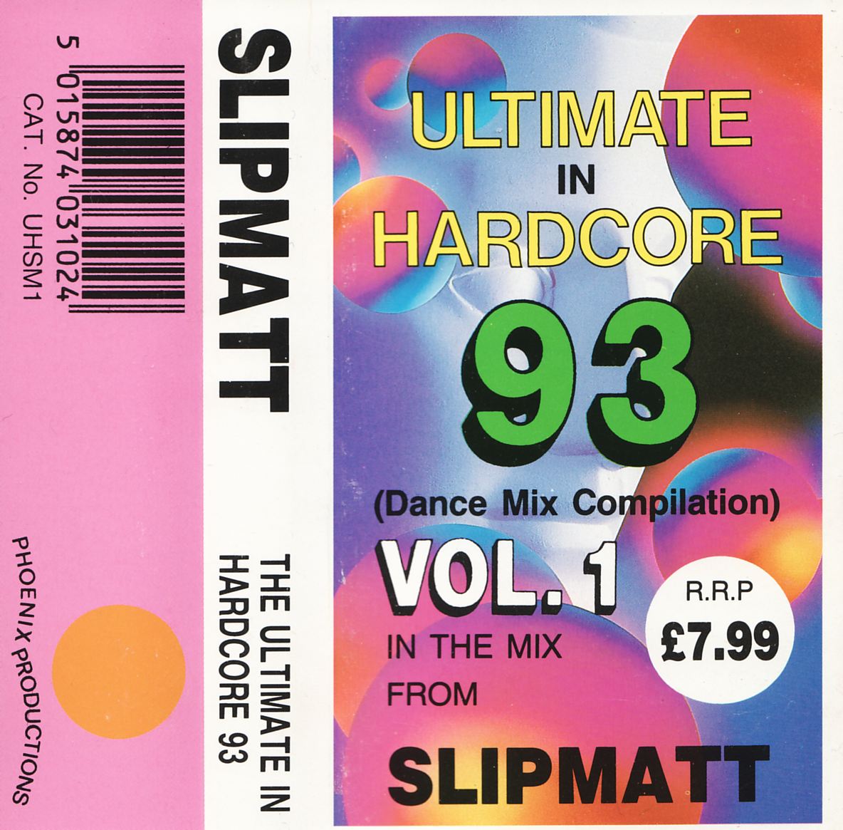 MixesForTheMasses. Slipmatt Ultimate In Hardcore 93 StudioTape