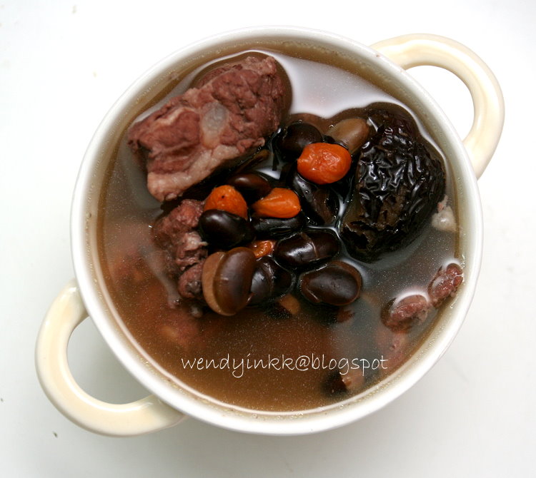 Table for 2.... or more Black Soy and Pork Ribs Soup Soup Week 5