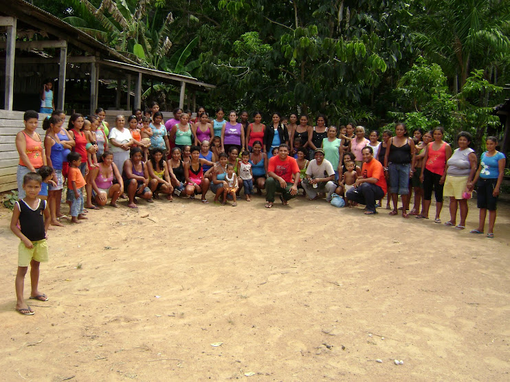 Participando de Oficina no Lago do Ajuruxi - Amapá