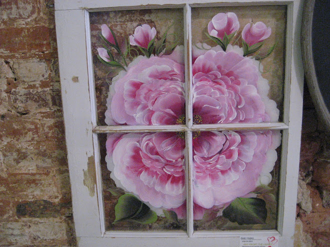 Old window art  Rose