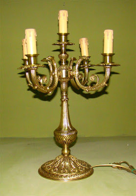 Lamparas Cebria: Ejemplo de restauración: Candelabro